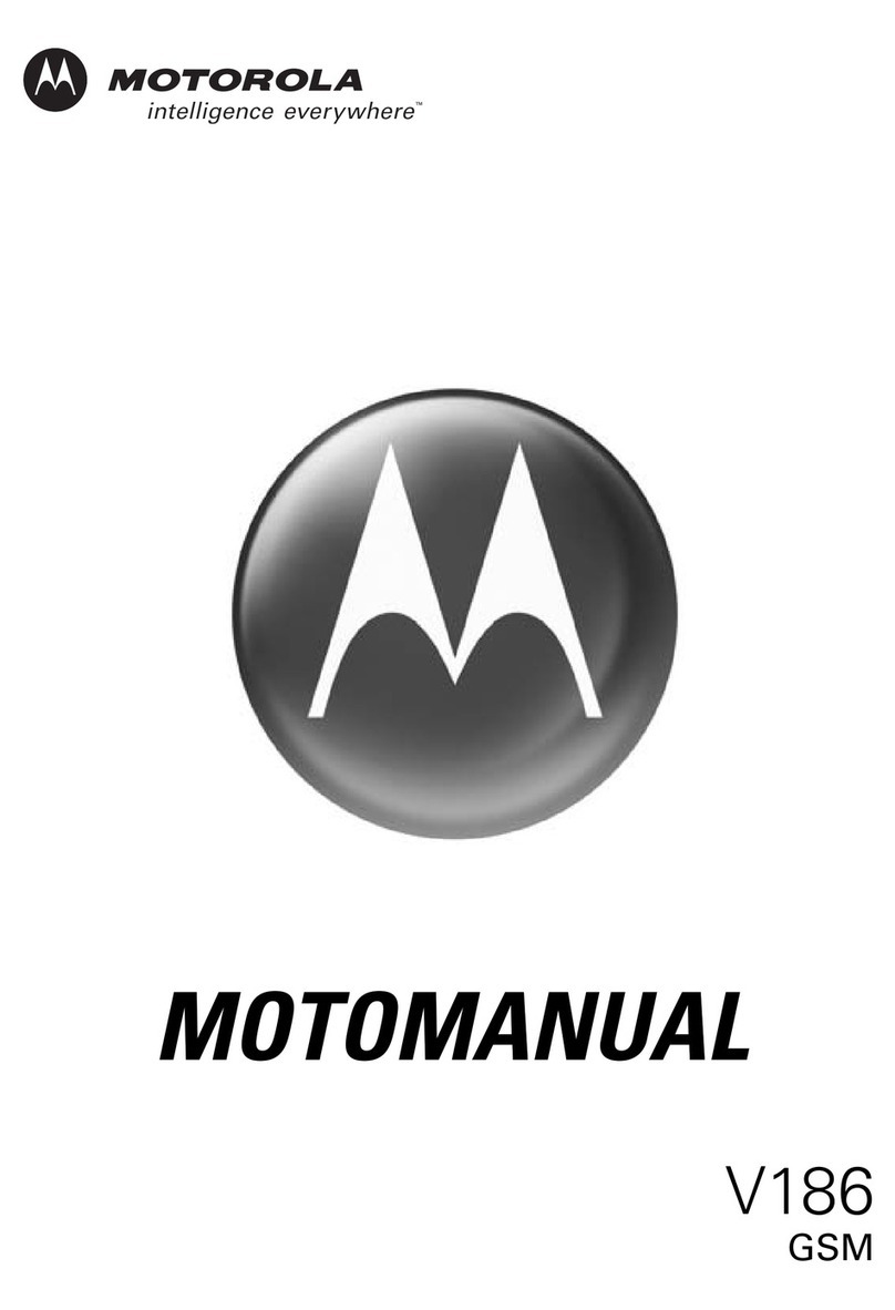 Motorola V186 User manual