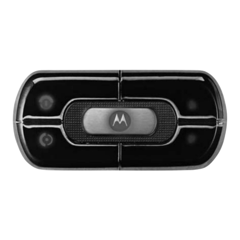 Motorola T605 - Bluetooth hands-free Car User manual