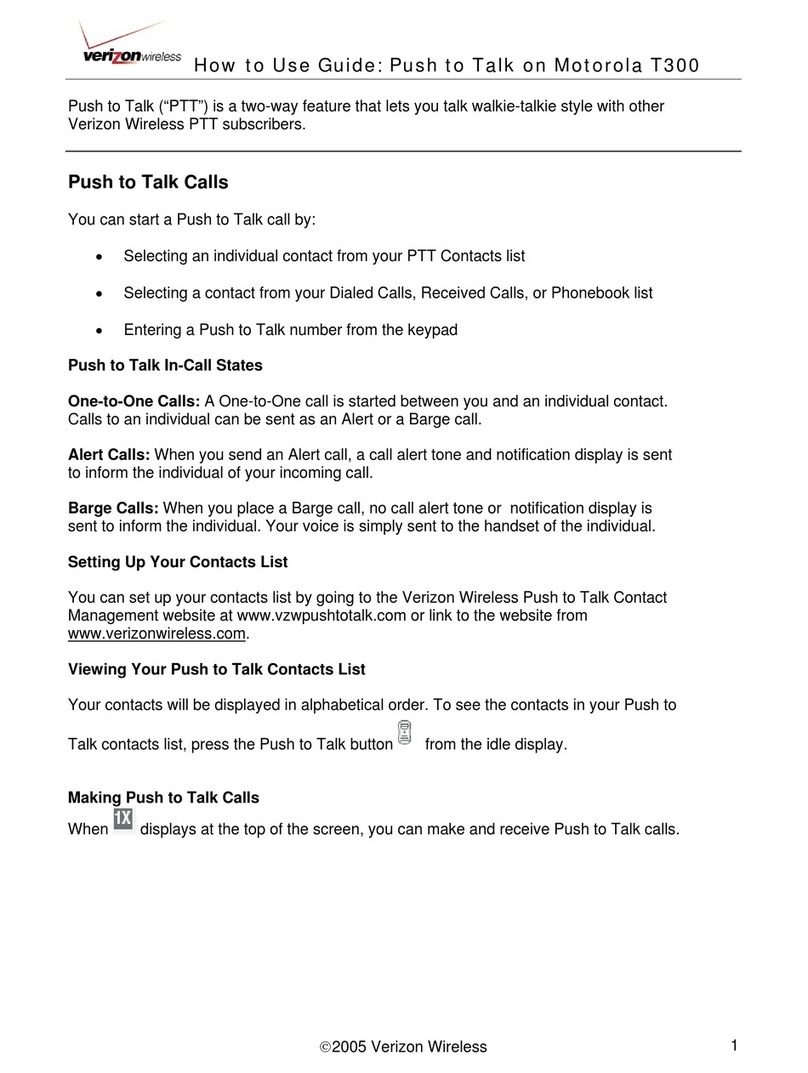 Motorola T300 Operating instructions