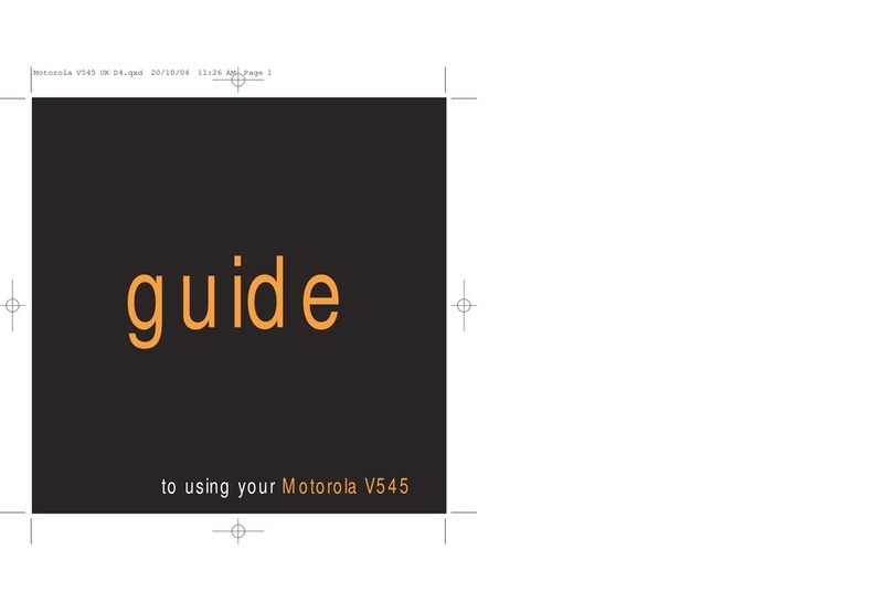 Motorola V545 User manual