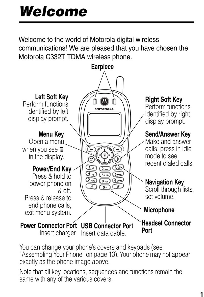 Motorola C332T user manual