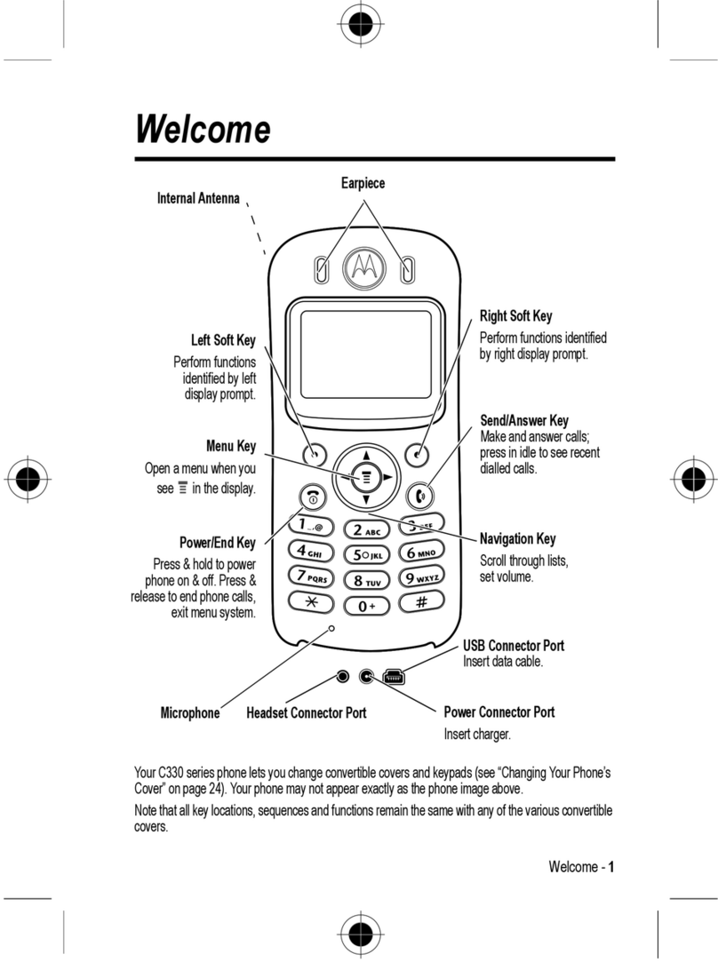 Motorola C330 User manual