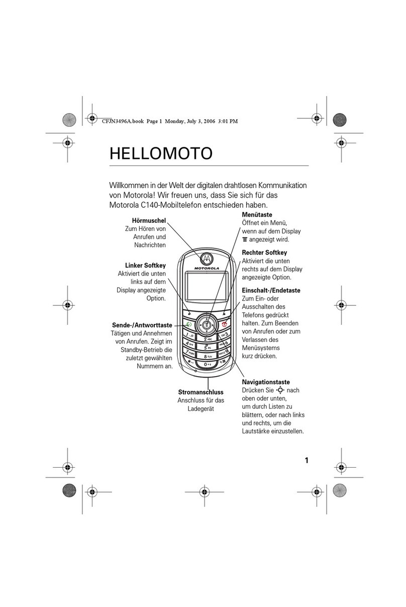 Motorola C140 User manual
