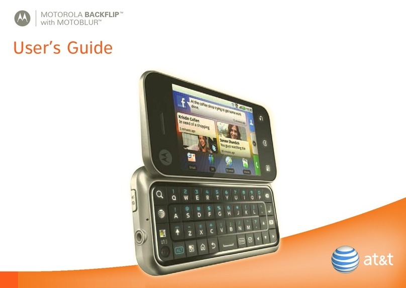 Motorola BACKFLIP 68014710001-A User manual