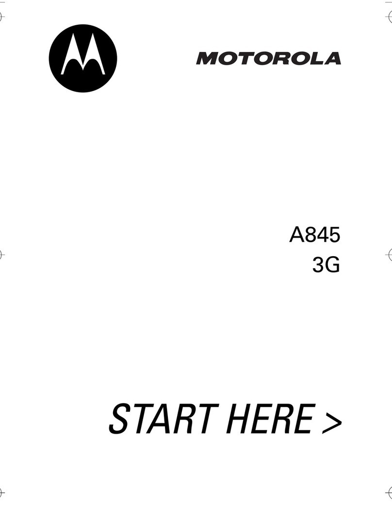 Motorola A845 Instruction Manual