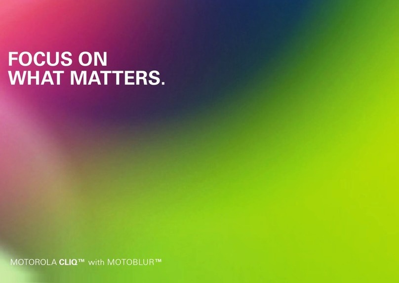 Motorola CLIQ MB200 User manual