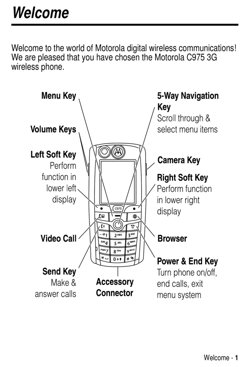 Motorola C975 3G user manual