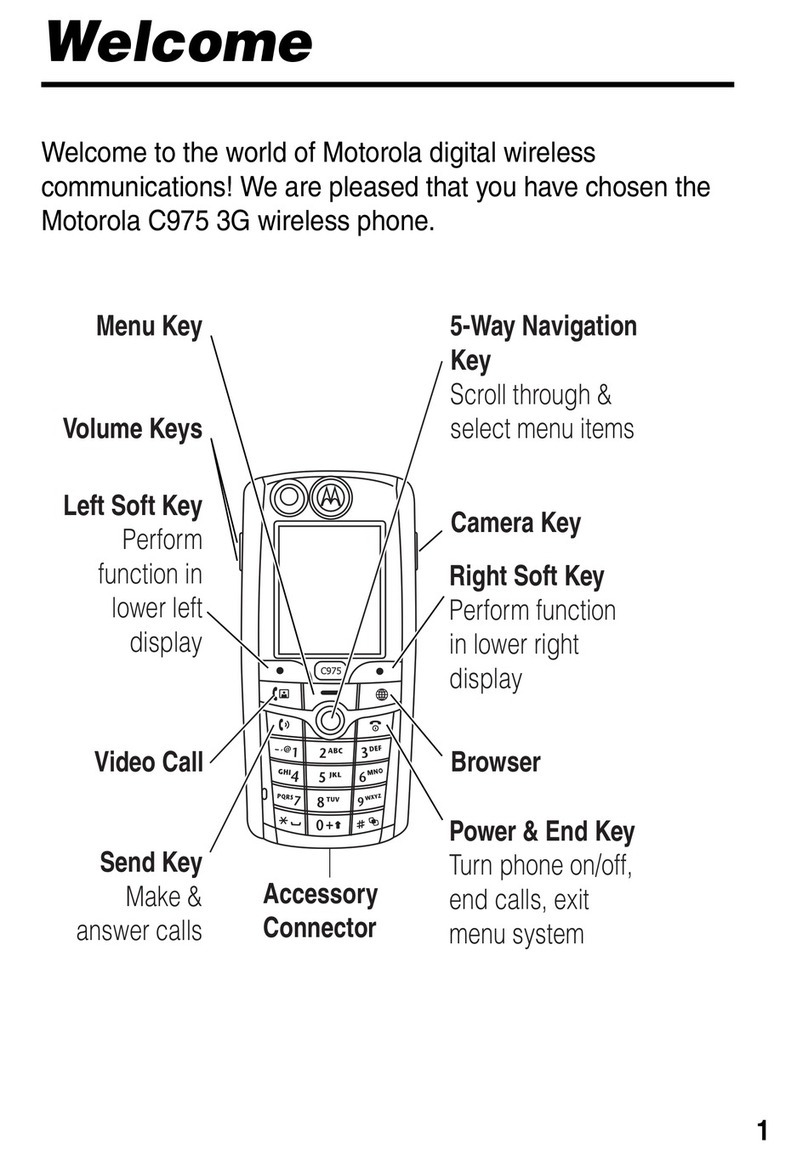 Motorola C975 owner's manual