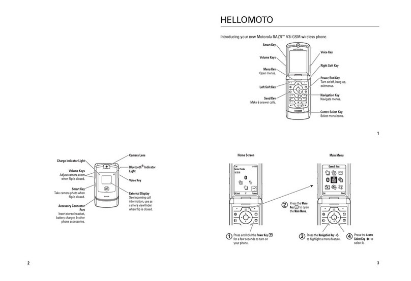 Motorola Cell Phone user manual