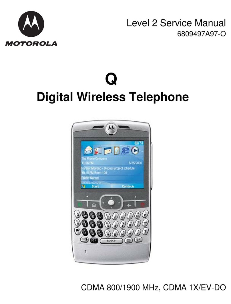 Motorola CDMA 800/1900 MHz User manual