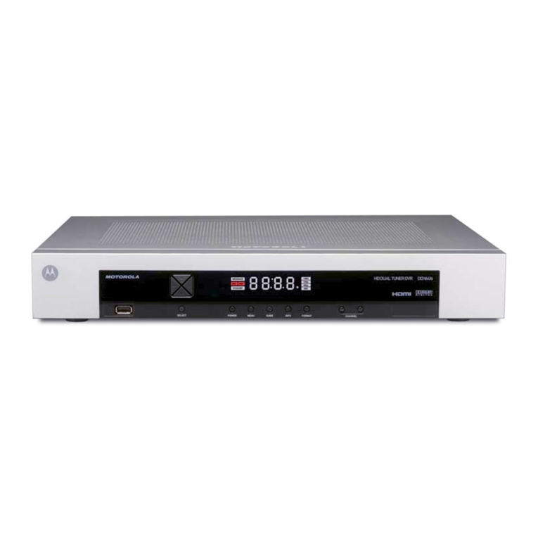 Motorola DCH6416 User manual