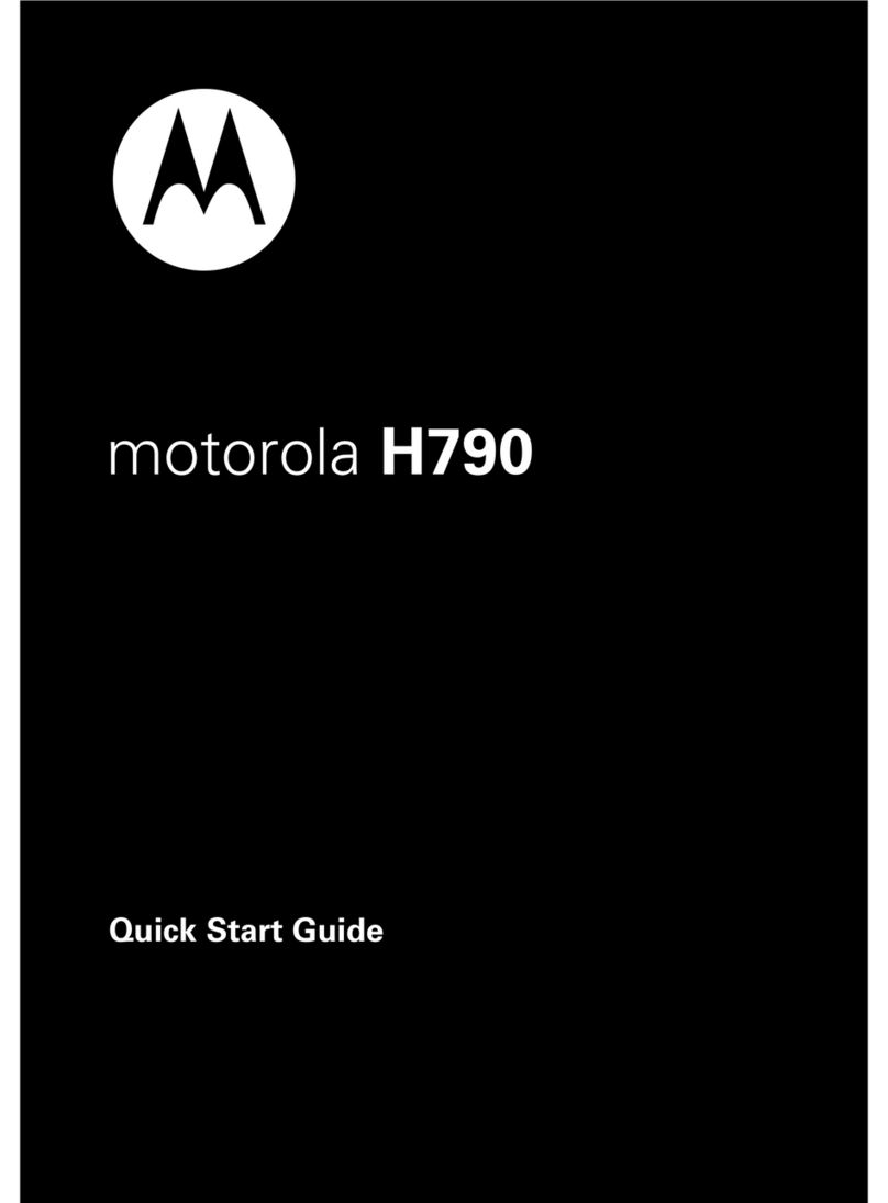 Motorola H790 - Headset - Monaural quick start guide