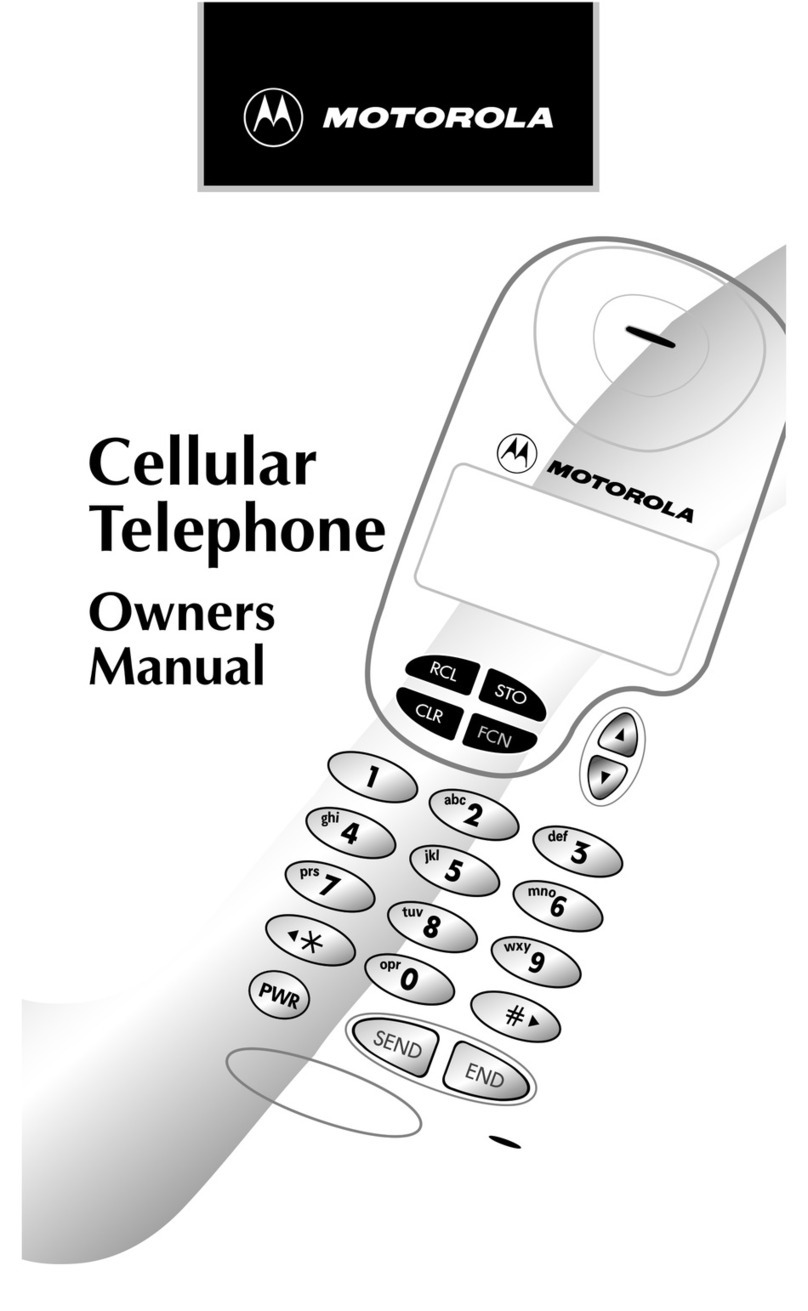 Motorola 68P09396A92-A User manual