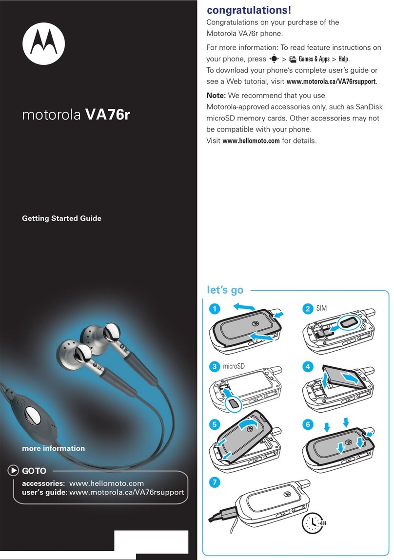 Motorola 6809505A83-A User manual