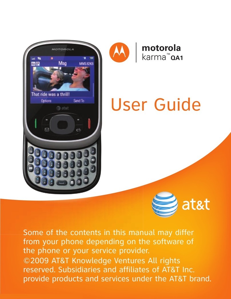 Motorola Karma QA1 User manual