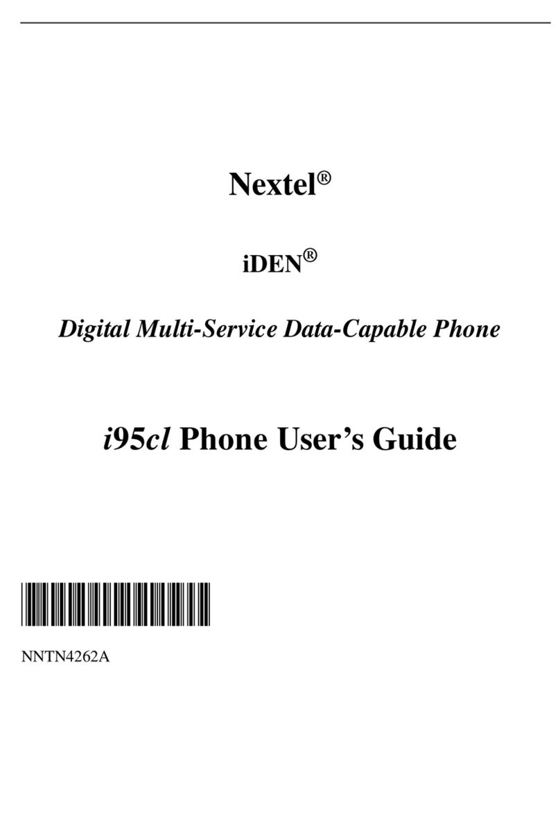 Motorola i95cl User manual