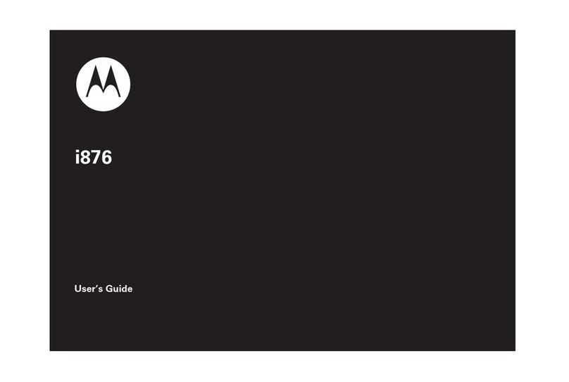 Motorola i876 User manual