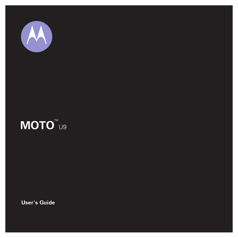 Motorola MOTO 6803611F08 User manual