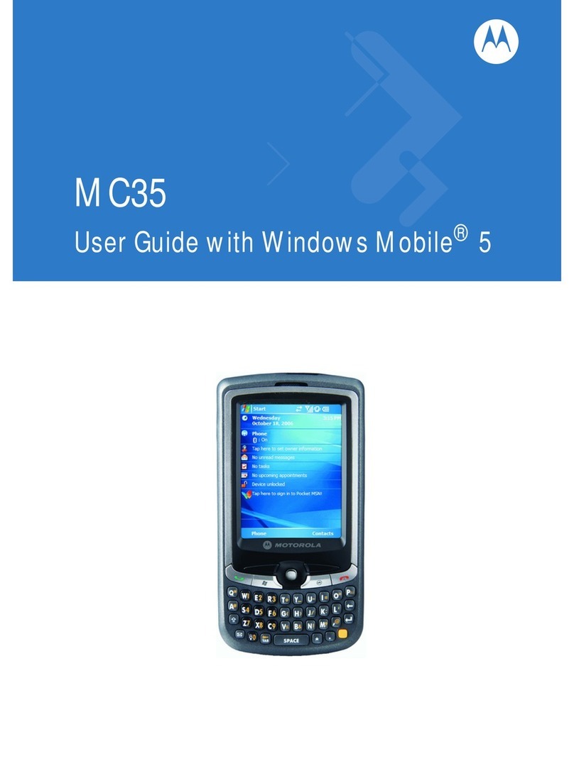 Motorola MC35 - Enterprise Digital Assistant User manual