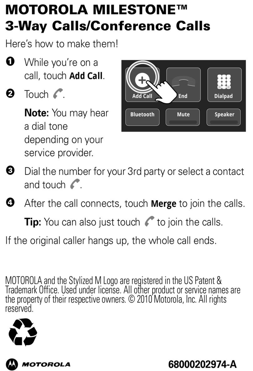 Motorola MILESTONE A854 Instruction and safety manual Motorola MILESTONE A854 Instruction and safety manual