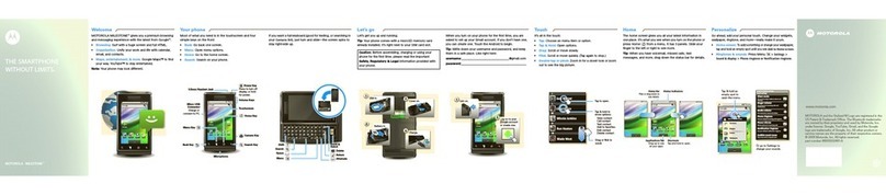 Motorola MILESTONE - User manual