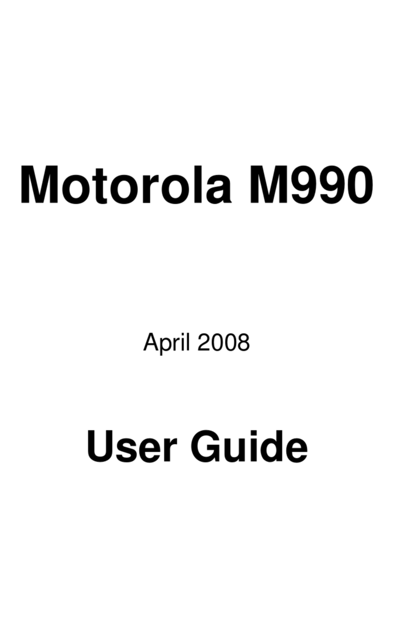 Motorola M990 user guide