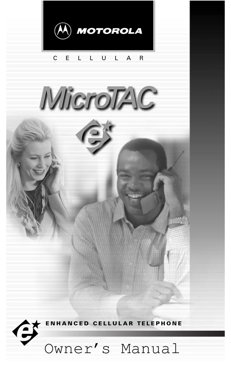 Motorola MicroTAC User manual