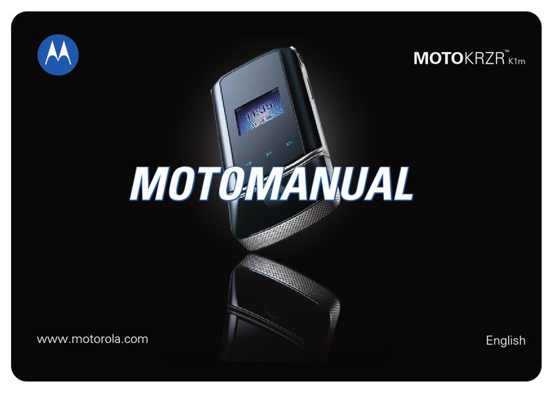 Motorola KRZR K1M SPRINT User manual