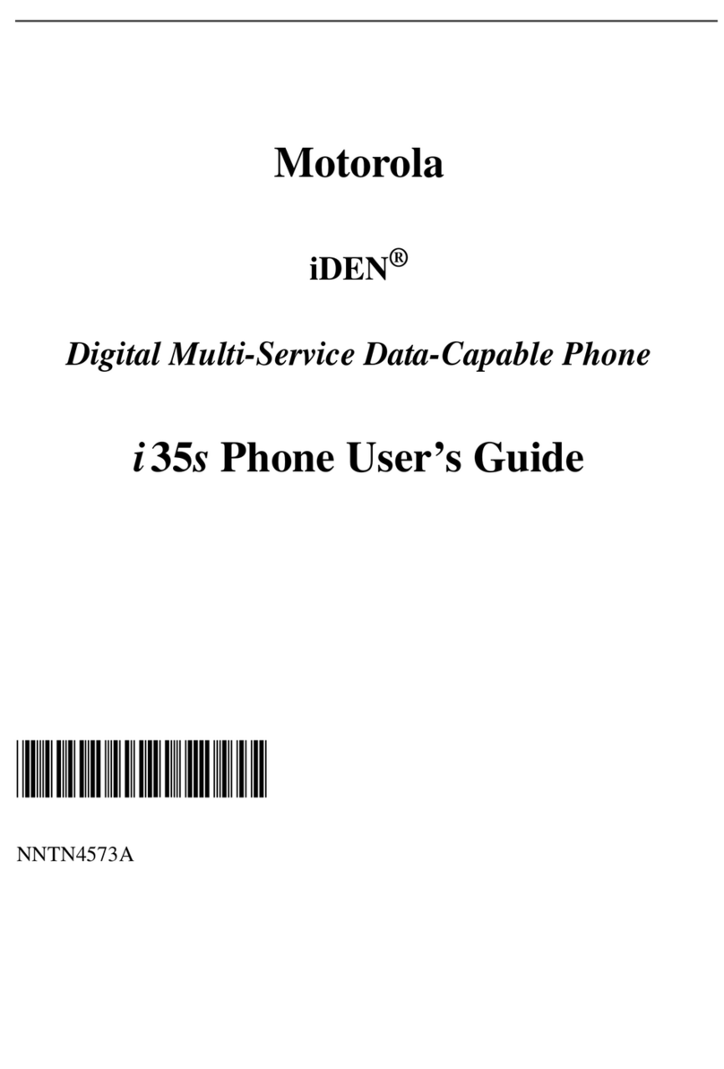 Motorola i325 User manual