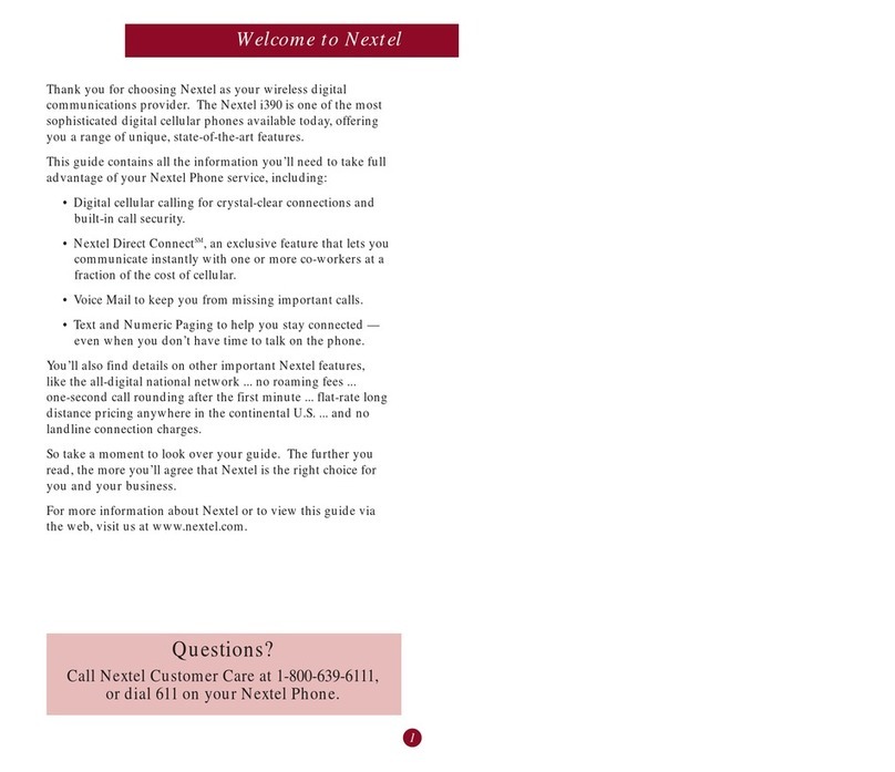Motorola i390 User manual