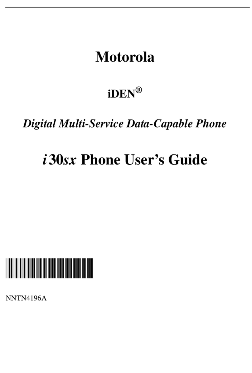 Motorola i30sx User manual