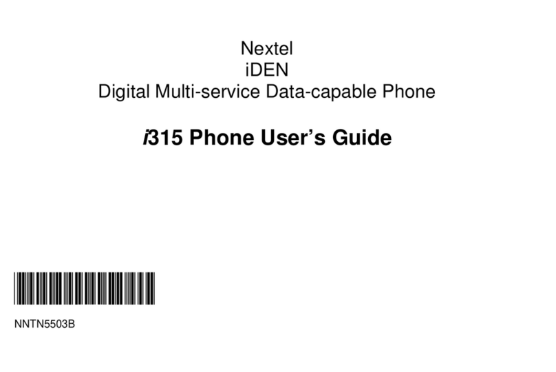 Motorola I315 - SOUTHERNLINC User manual