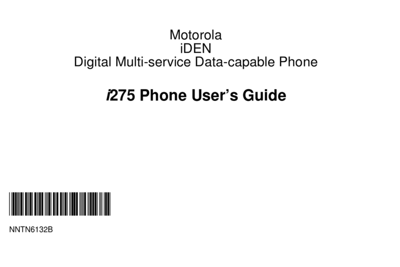 Motorola i275 User manual