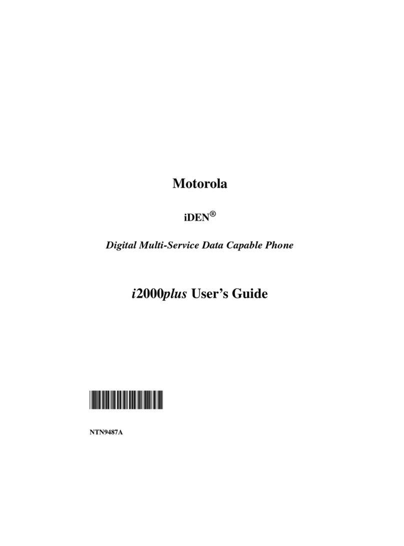 Motorola Nextel iDEN i2000plus User manual