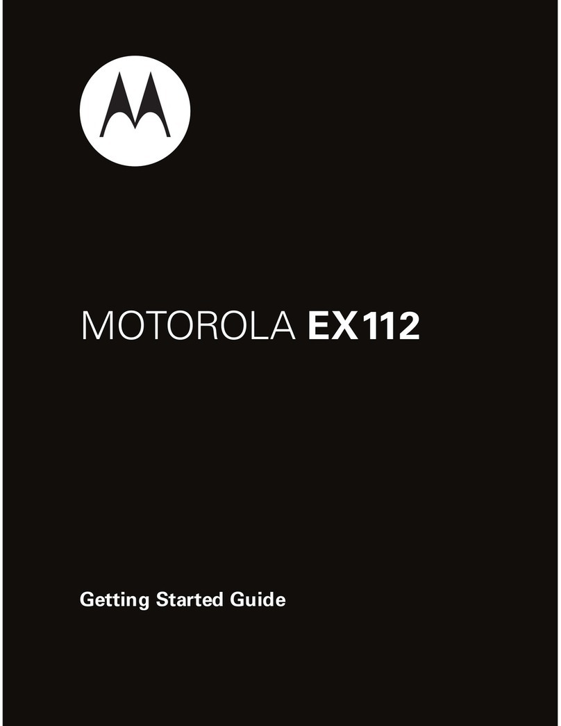 Motorola EX112 User manual