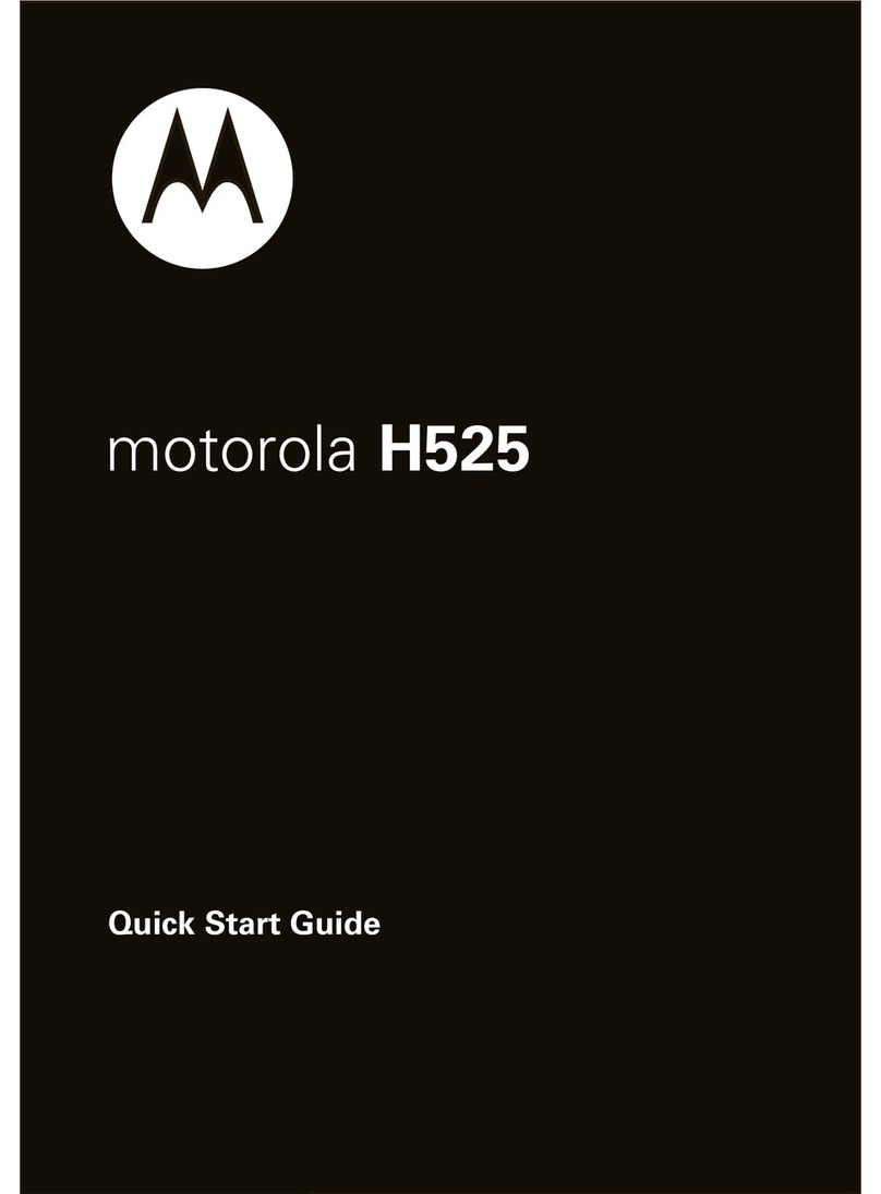 Motorola H525 quick start guide