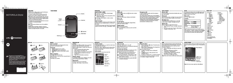 Motorola EX232 User manual Motorola EX232 User manual
