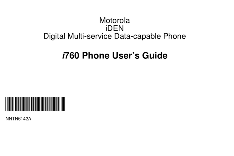 Motorola i760 User manual Motorola i760 User manual
