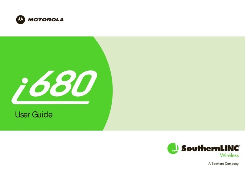 Motorola i680 NNTN7795B User manual