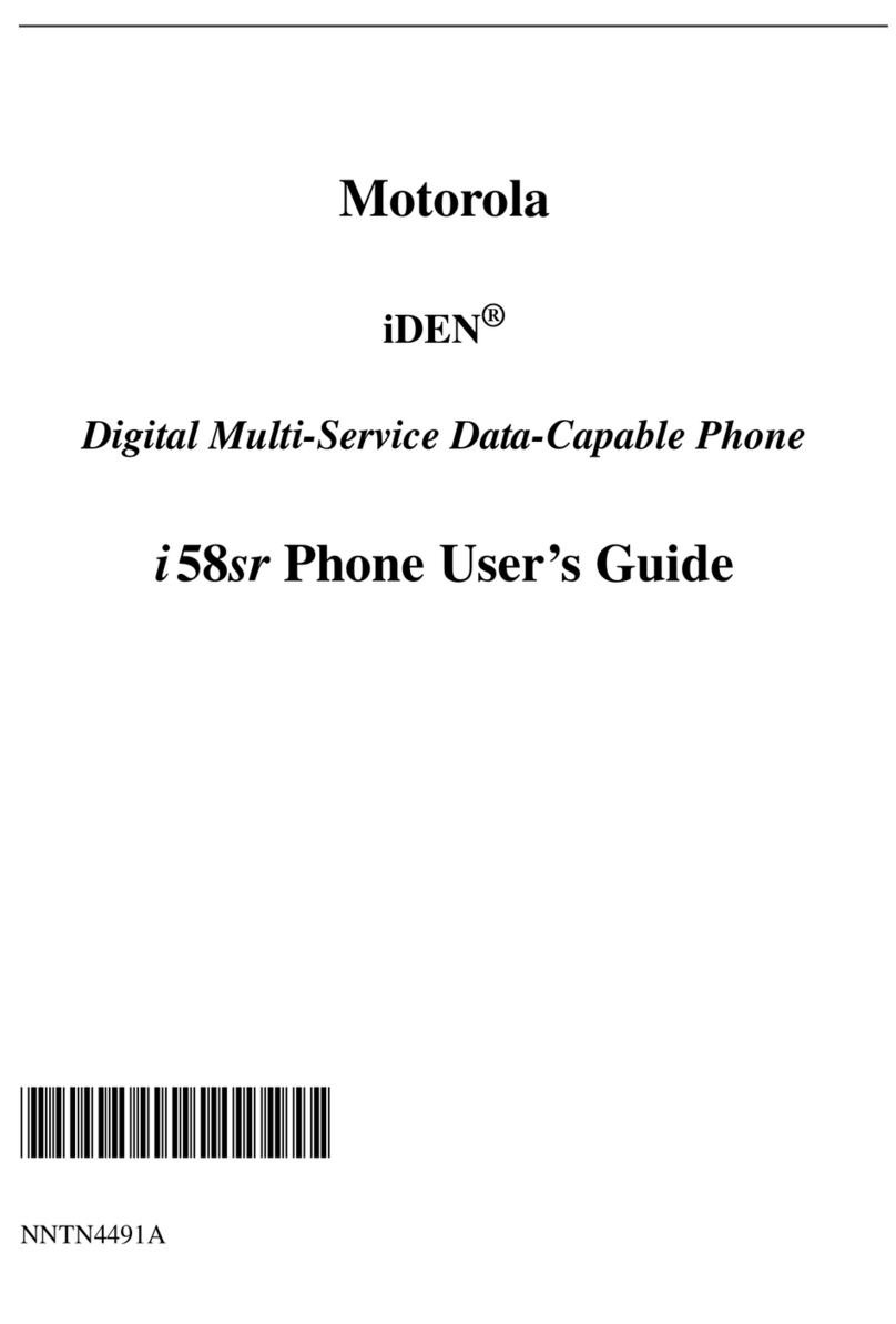 Motorola PC*MILLER I58SR User manual