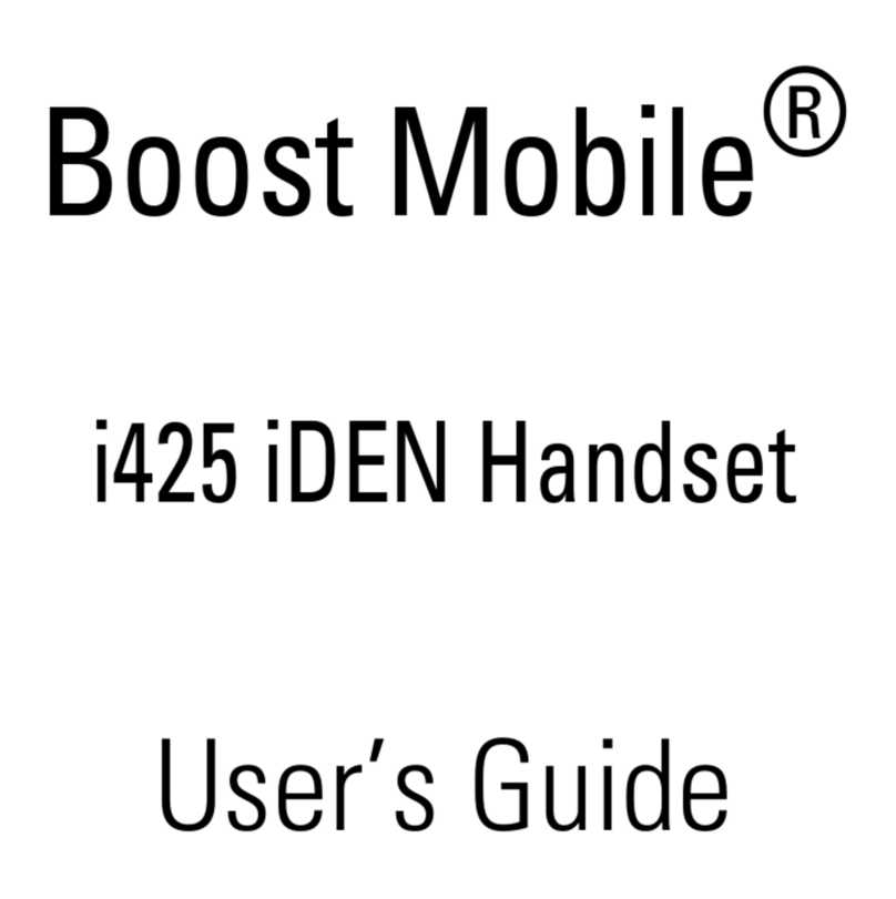 Motorola i425 User manual