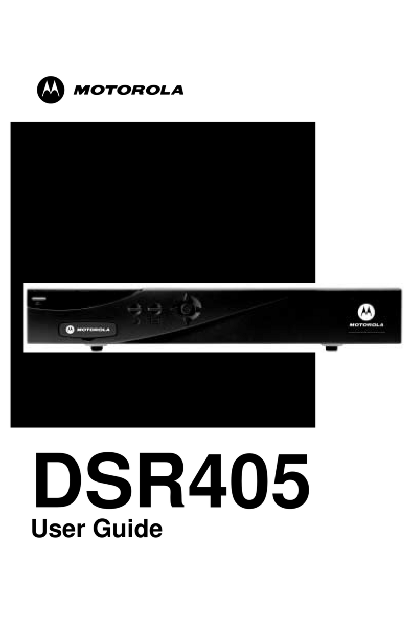 Motorola DSR405 User manual