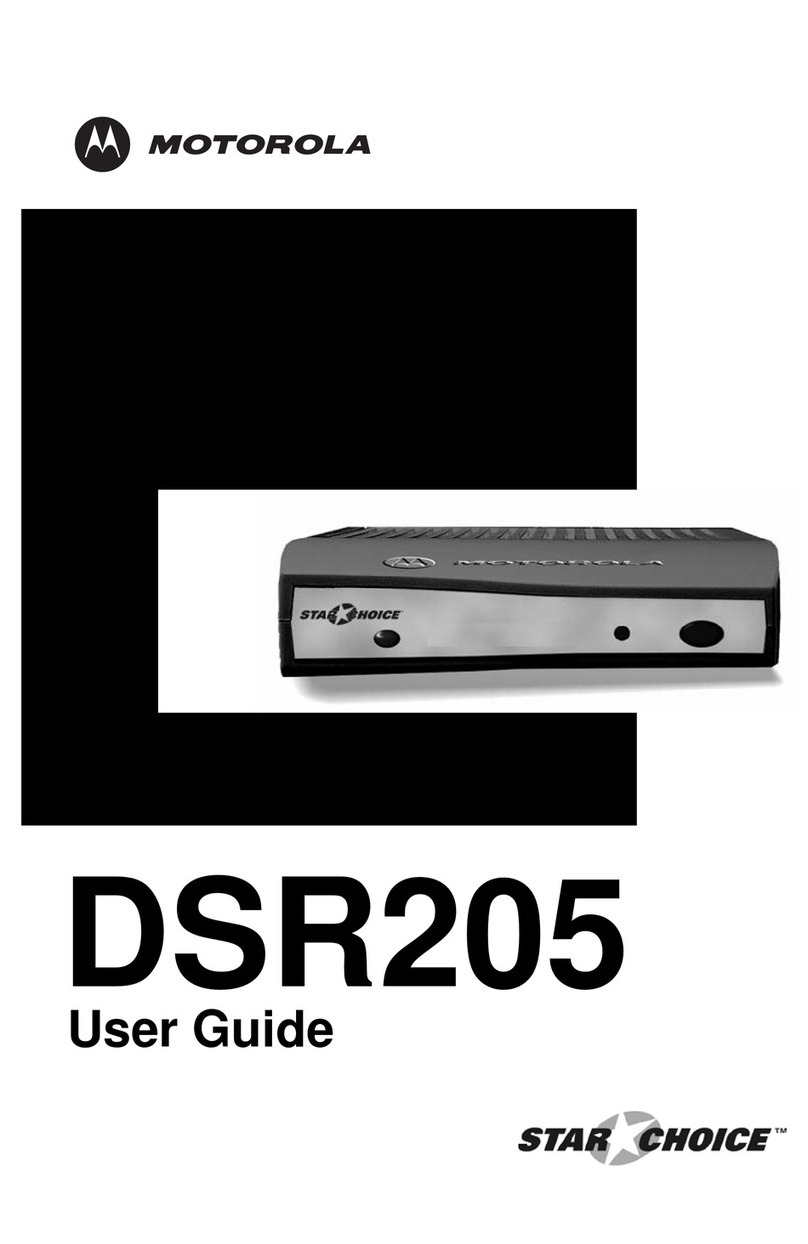 Motorola DSR205 User manual