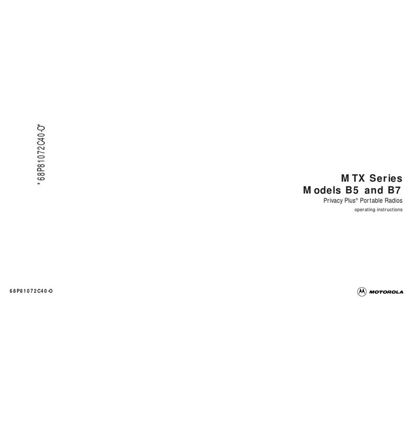 Motorola PRIVACY PLUS B5 User manual