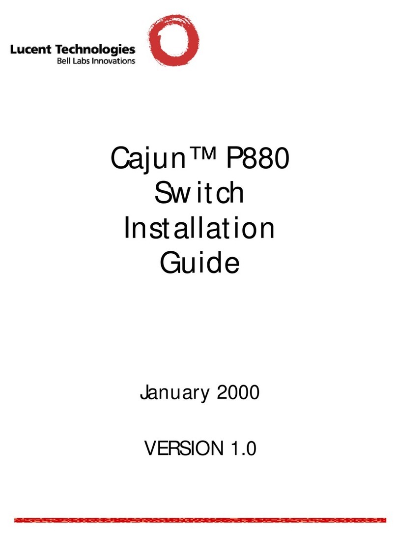 Lucent Technologies CAJUN P880 installation guide