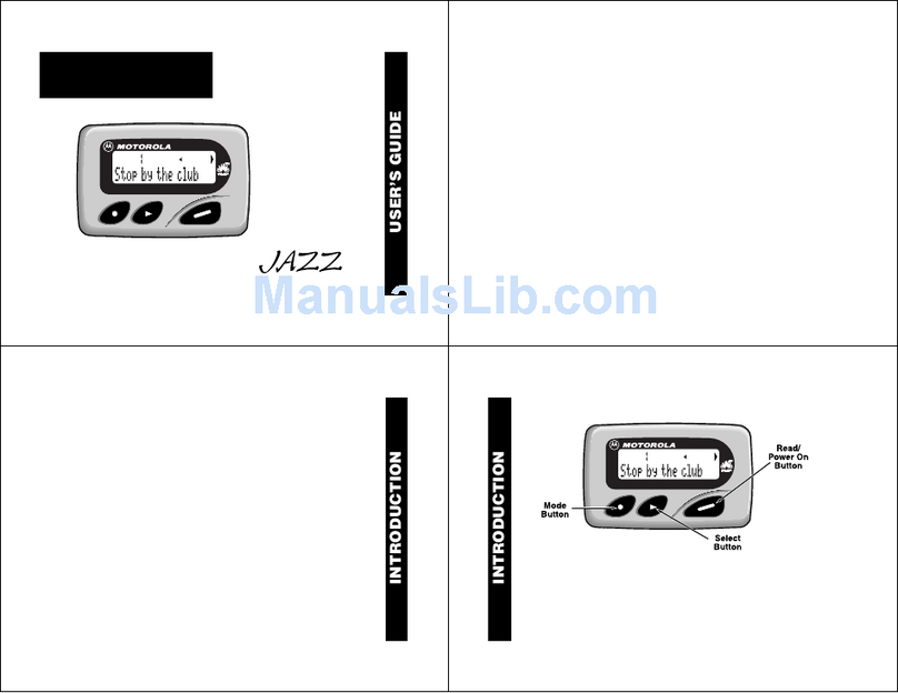 Motorola Jazz User manual