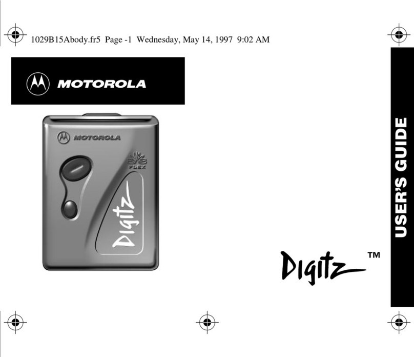 Motorola 6881029B15-A User manual