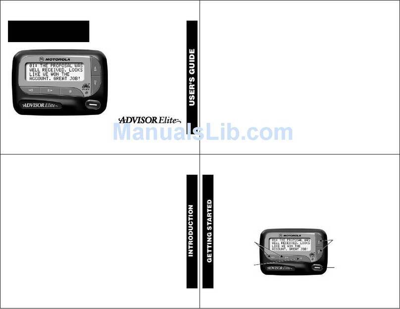 Motorola 6881029B40-A User manual Motorola 6881029B40-A User manual