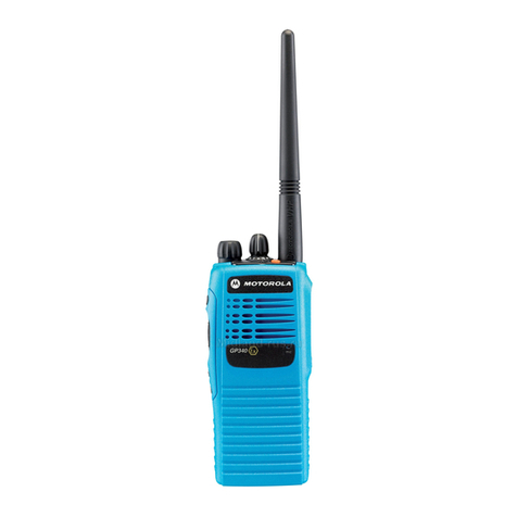 Motorola GP340 ATEX User manual
