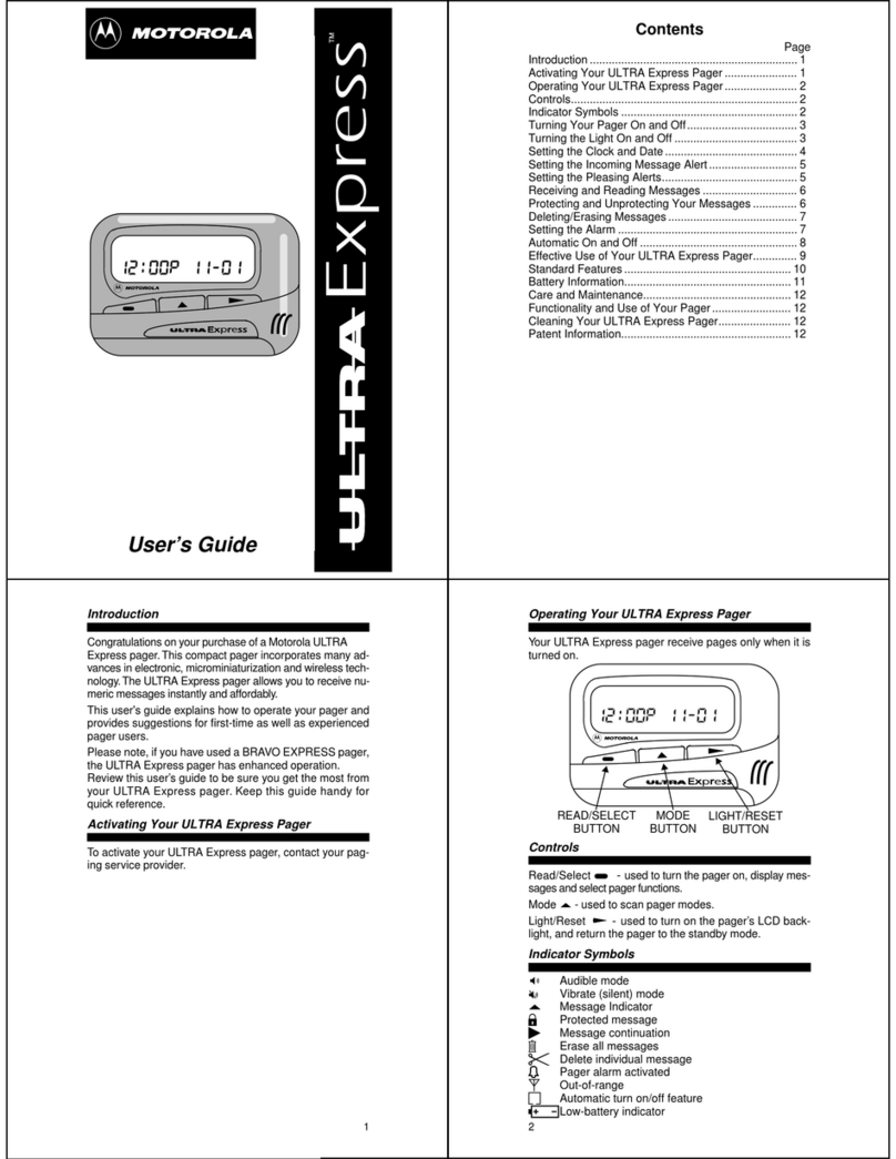 Motorola Ultra Express User manual